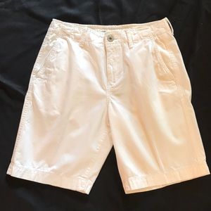 Men’s America Eagle classic white shorts